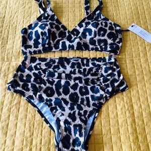 Cover Girl Ruched Bathing Suit - Size 10